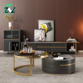 Retractable TV Cabinet Carbon Steel Leg TV Stand